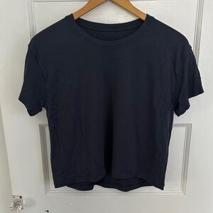 Lululemon Athletica Navy Short Sleeve Tee